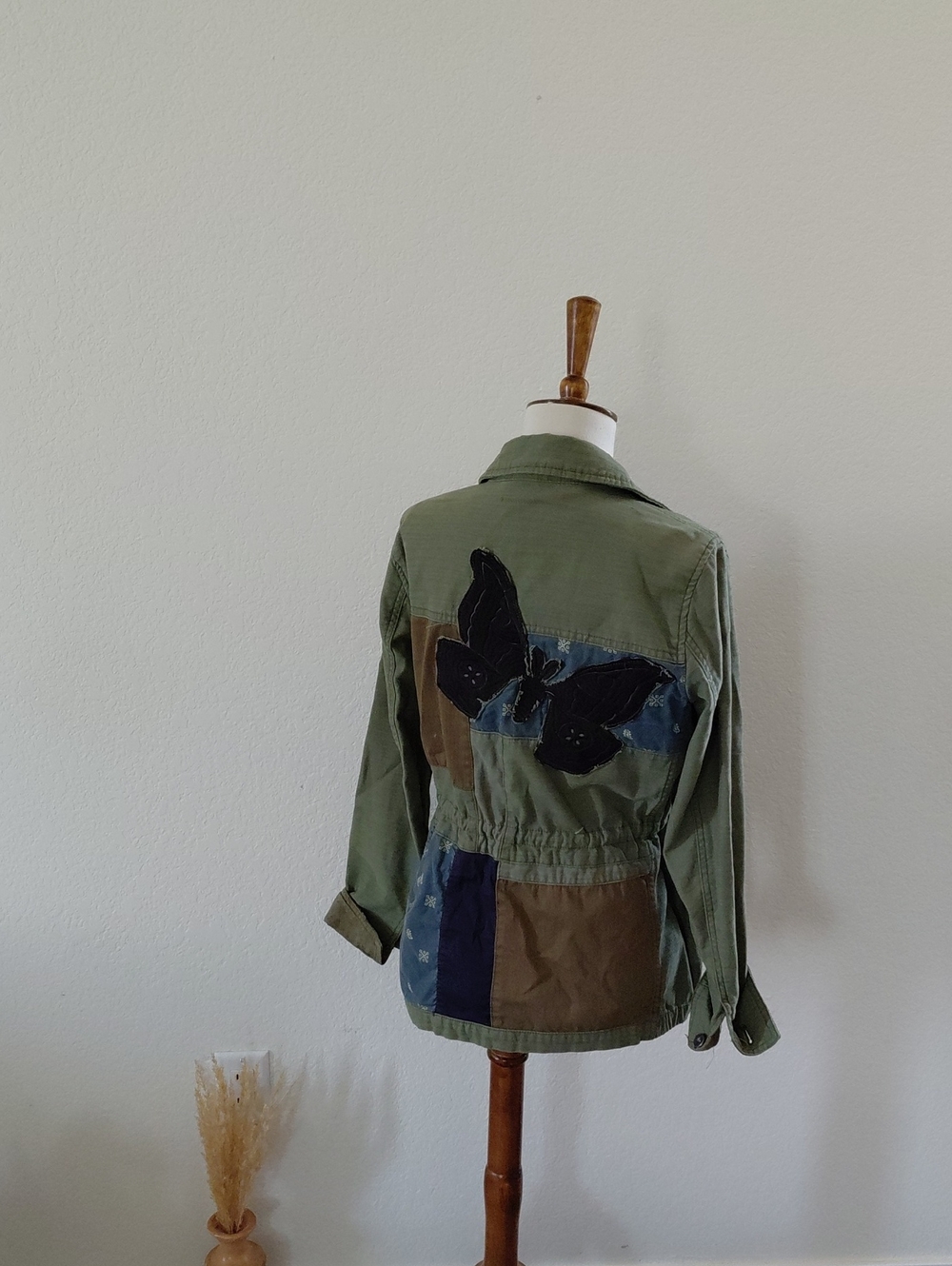 Anthropologur Hei Hei Butterfly Patchwork Shirt